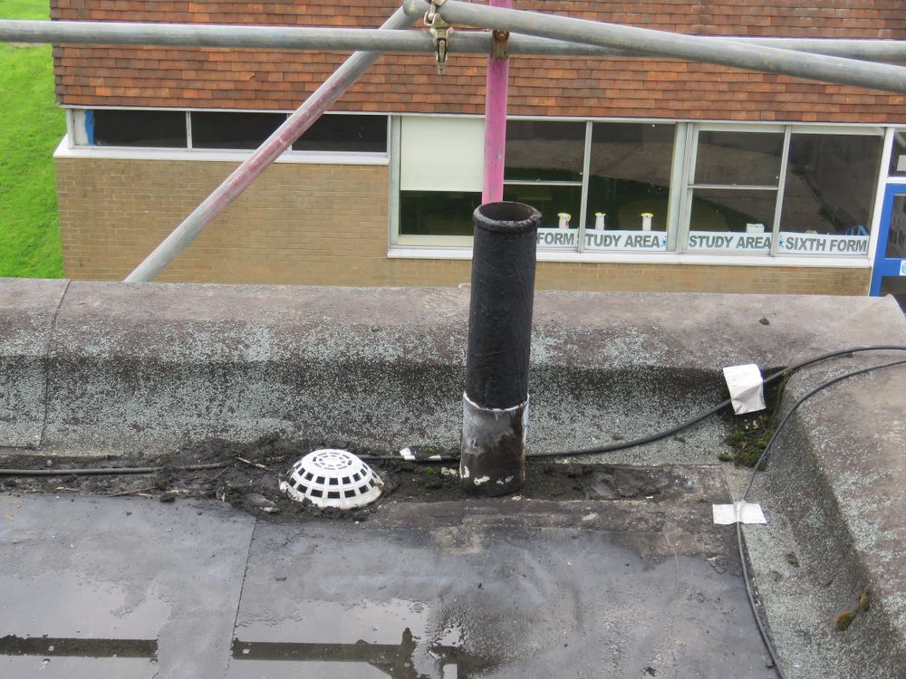 Daklekkage in Baarle-Nassau